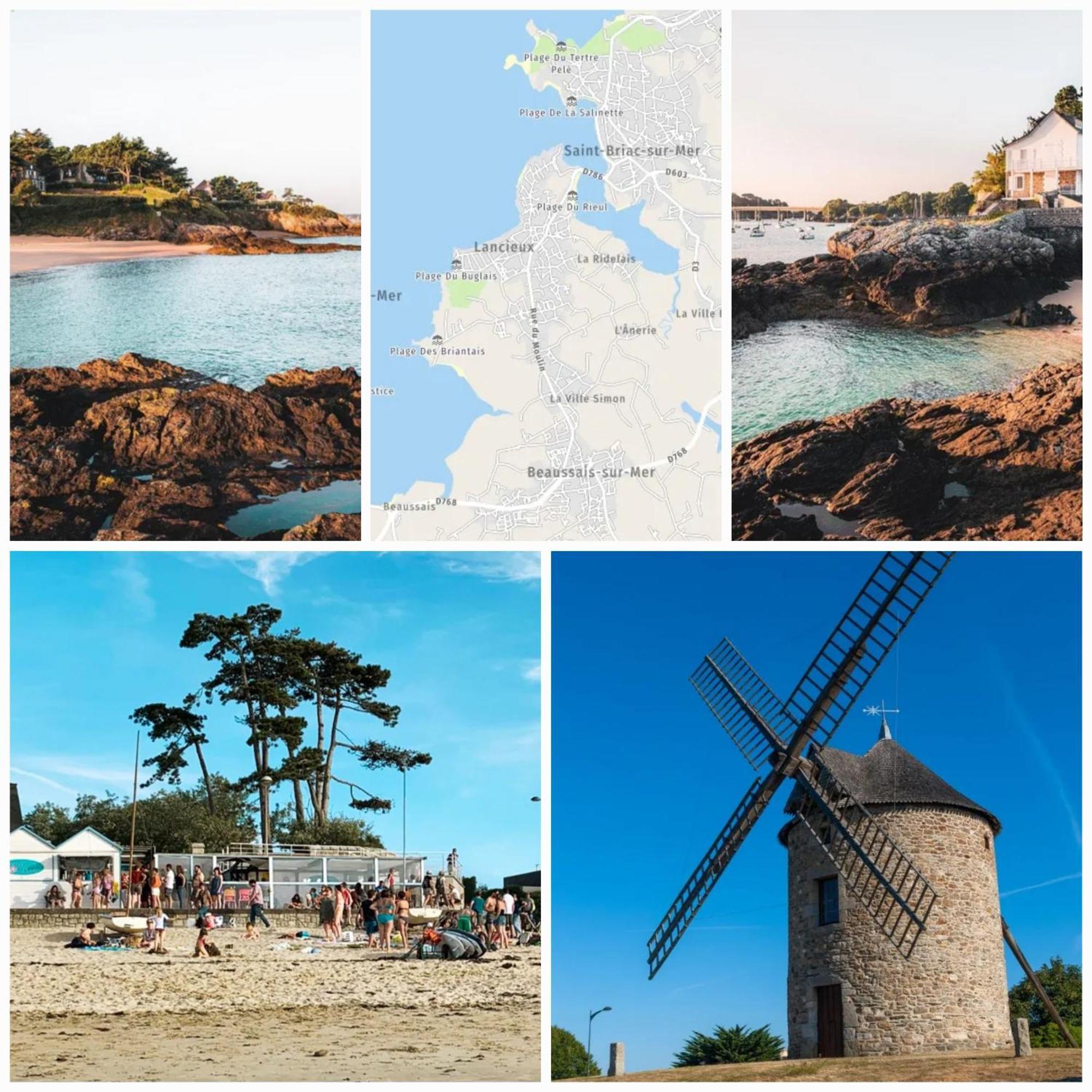 Maison Familiale Sur La Cote D'Emeraude Лансьё Экстерьер фото