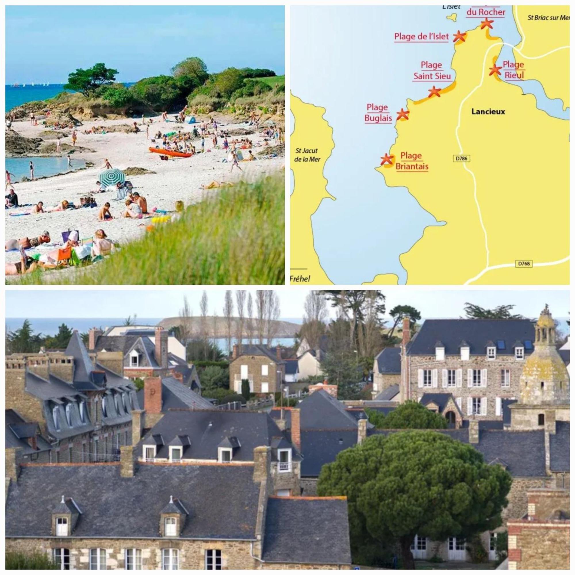 Maison Familiale Sur La Cote D'Emeraude Лансьё Экстерьер фото